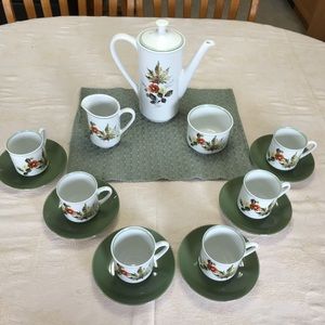 Vintage Staffordshire Ironstone Coffee/Tea Set